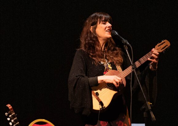 Georgina Hassan en el Centro Cultural Rada Tilly